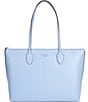 Color:North Star - Image 1 - Silver Hardware Bleecker Large Zip Top Tote Bag