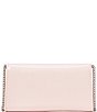 Color:Crepe Pink - Image 2 - Silver Hardware Morgan Bow Envelope Flap Crossbody Bag