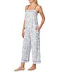 kate spade new york Sleeveless Square Neck Jersey Knit Toile Print Cropped Pajama Set - Image 3