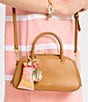 kate spade new york Snack Time Embossed Patent Key Fob, Color:Multi - Image 4
