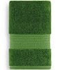 kate spade new york Solid Dot Dobby Zero Twist Cotton Bath Towels, Color:Green - Image 1