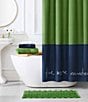 kate spade new york Solid Dot Dobby Zero Twist Cotton Bath Towels, Color:Green - Image 5