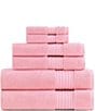 kate spade new york Solid Dot Dobby Zero Twist Cotton Bath Towels, Color:GRAPEFRUIT SODA - Image 3