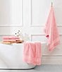 kate spade new york Solid Dot Dobby Zero Twist Cotton Bath Towels, Color:GRAPEFRUIT SODA - Image 4