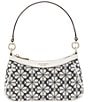 kate spade new york Spade Flower Jacquard Convertible Shoulder Bag, Color:Charcoal Grey Multi - Image 1