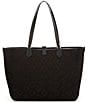 kate spade new york Spade Flower Jacquard Large Open Tote Bag, Color:Black Multi. - Image 2