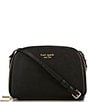 kate spade new york Spade Devin Double Zip Dome Crossbody, Color:Black - Image 1