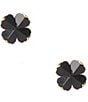 kate spade new york Spade Flower Stud Earrings, Color:Black - Image 1