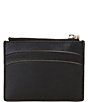 Color:Black - Image 2 - Spencer Saffiano Leather Coin Card Case