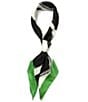 kate spade new york Splodge Silk Square Scarf, Color:Kate Spade Green - Image 2