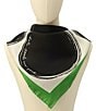 kate spade new york Splodge Silk Square Scarf, Color:Kate Spade Green - Image 5