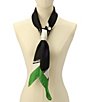 kate spade new york Splodge Silk Square Scarf, Color:Kate Spade Green - Image 6