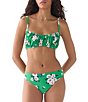 kate spade new york Spring Daisies Shirred Underwire Bralette Swim Top - Image 3