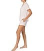 kate spade new york Striped Print Jersey Knit Coordinating Pajama Set - Image 3