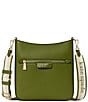 kate spade new york Striped Strap Hudson Messenger Crossbody Bag, Color:Jungle Vine - Image 1