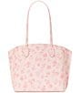 kate spade new york Suite Spring Pansies Tote Bag, Color:Blush Cloud Multi - Image 2