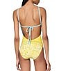 kate spade new york Summer Print Scoop Neck Open Back Tank One Piece Swimsuit, Color:Multi - Image 2