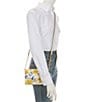 Color:Cream Multi - Image 4 - Sunshine Floral Knott Flap Crossbody Bag