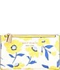 Color:Cream Multi - Image 1 - Sunshine Floral Small Slim Bifold Wallet