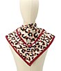 kate spade new york Surreal Leopard Print Silk Square Scarf - Image 5