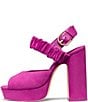 kate spade new york Sylvie Suede Square Toe Platform Sandals - Image 4
