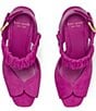 kate spade new york Sylvie Suede Square Toe Platform Sandals - Image 5