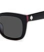 Color:Black - Image 2 - Tammy Rectangle Sunglasses