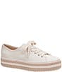 Color:Cream - Image 1 - Taylor Canvas Espadrille Sneakers
