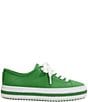 Color:Kate Spade Green - Image 2 - Taylor Canvas Espadrille Sneakers