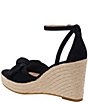 kate spade new york Tianna Suede Bow Platform Wedge Sandals | Dillard's