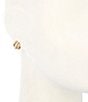 kate spade new york Tiny Twinkles Pave Trio Huggie Hoop Earrings - Image 4