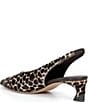 kate spade new york Viv Leopard Print Slingback Kitten Heel Pumps - Image 3