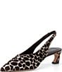kate spade new york Viv Leopard Print Slingback Kitten Heel Pumps - Image 4