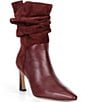 kate spade new york Viv Slouchy Suede Leather Pointed Toe Mid Boots - Image 1
