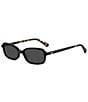 kate spade new york Women's CAROLINA 53mm Rectangle Sunglasses - Image 1