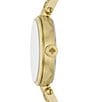 Color:Gold - Image 2 - Women's Holland Three-Hand Gold-Tone Stainless Steel Bracelet Watch