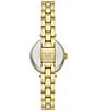 Color:Gold - Image 3 - Women's Holland Three-Hand Gold-Tone Stainless Steel Bracelet Watch