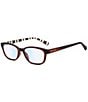 kate spade new york Women's JOETTA 50mm Rectangle Reader Glasses - Image 4