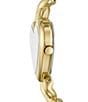kate spade new york Women's Monroe Three Hand Gold Tone Stainless Steel Heart Bracelet Watch, Color:Gold - Image 2