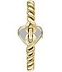 kate spade new york Women's Monroe Three Hand Gold Tone Stainless Steel Heart Bracelet Watch, Color:Gold - Image 3