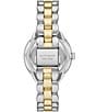 Color:Two Tone - Image 3 - Women's Morningside Three-Hand Two-Tone Stainless Steel Bracelet Watch