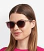 kate spade new york Women's Seline 2/S 54mm Rectangle Sunglasses, Color:Grey - Image 3