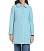 kate spade new york Wool Blend Point Collar Long Sleeve Single Breasted Coat, Color:Aqua Tourmaline - Image 1