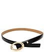 kate spade new yorkk Oval Molten Buckle Leather Belt - Image 2