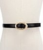 kate spade new yorkk Oval Molten Buckle Leather Belt - Image 4