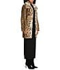 Katherine Kelly Faux Fur Cheetah Pattern Coat - Image 4