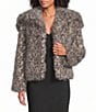Katherine Kelly Faux Fur Leopard Pattern Coat - Image 1