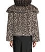 Katherine Kelly Faux Fur Leopard Pattern Coat - Image 3