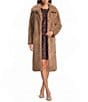 Katherine Kelly Faux Fur Snap Front Coat - Image 1