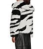 Katherine Kelly Faux Fur Zebra Pattern Coat - Image 5